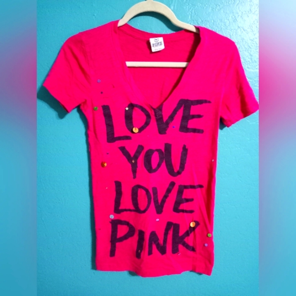 VICTORIA'S SECRET PINK SHIRT XS